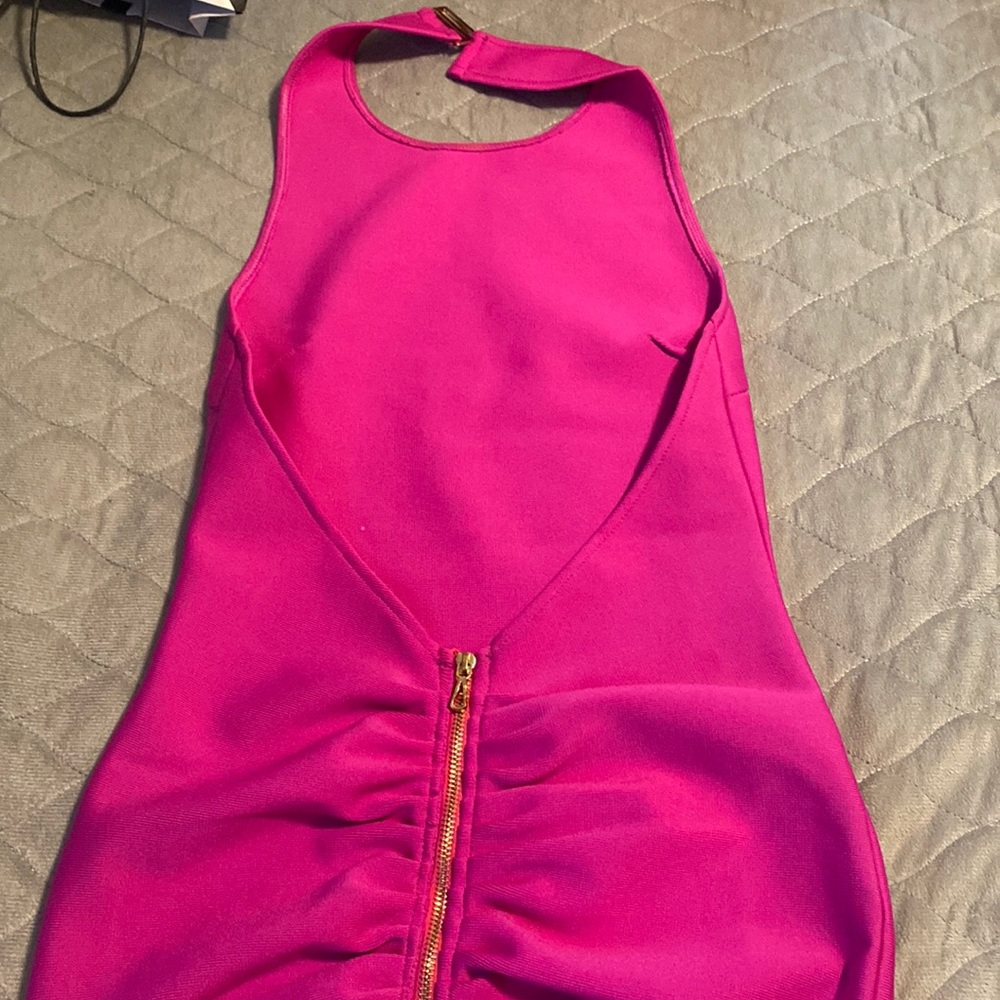 Bandage fuschia medium dress